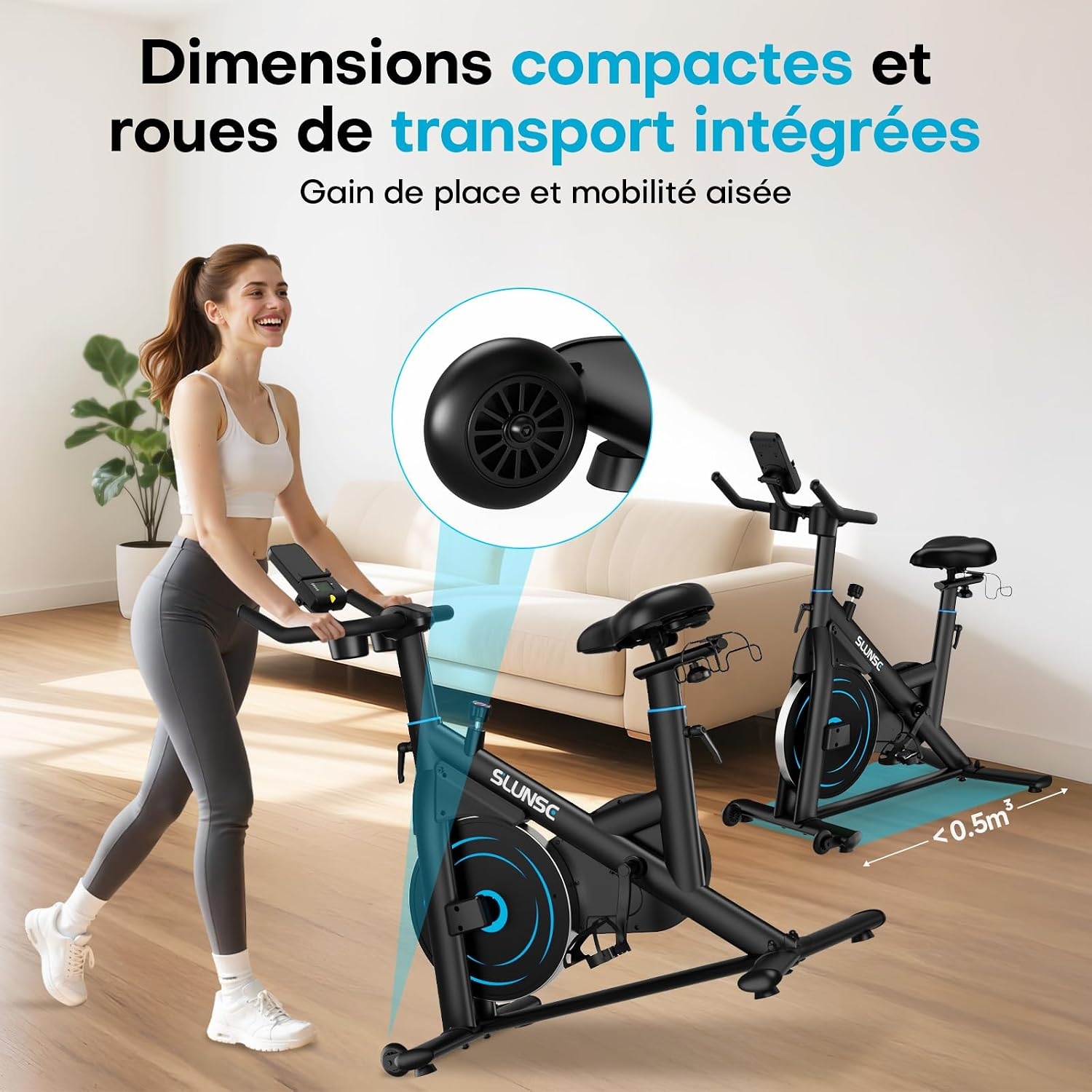 Hometrainer 6-in-1 met App & 35% Korting - Max 180kg