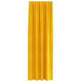 vidaXL Gordijnen 2 st Mosterdgeel 140 x 260 cm fluweel