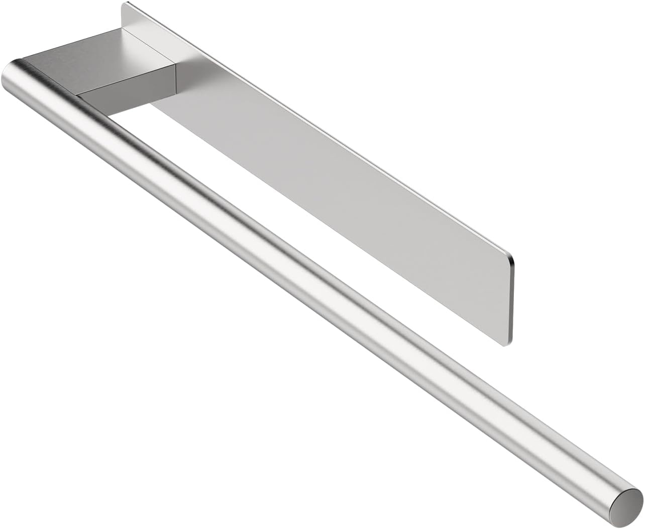 Ibergrif M34454A Handdoekhouder zonder boren, 37 cm, 304 roestvrij staal, handdoekstang om te plakken, voor badkamer en keuken