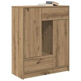 vidaXL Dressoir met lades en deuren 73x31x90 cm ambachtelijk