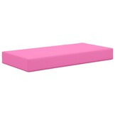 vidaXL Buiten Zitkussen 100% Polyester Roze 80 x 40 x 8 cm