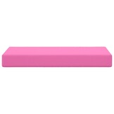 vidaXL Buiten Zitkussen 100% Polyester Roze 80 x 40 x 8 cm