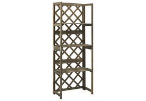 Houten Latwerk met Schappen 55x30x140 cm - 58% Korting!