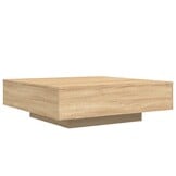 Salontafel Sonoma Eiken 100x100 cm - Lichte Kras