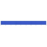 vidaXL Windscherm 9-panelen 1200x80 cm stof azuurblauw
