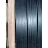 vidaXL Eetbank NOAIN 160 x 41 x 45 cm Massief grenenhout Zwart