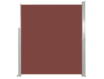 vidaXL Tuinscherm uittrekbaar 160x300 cm bruin