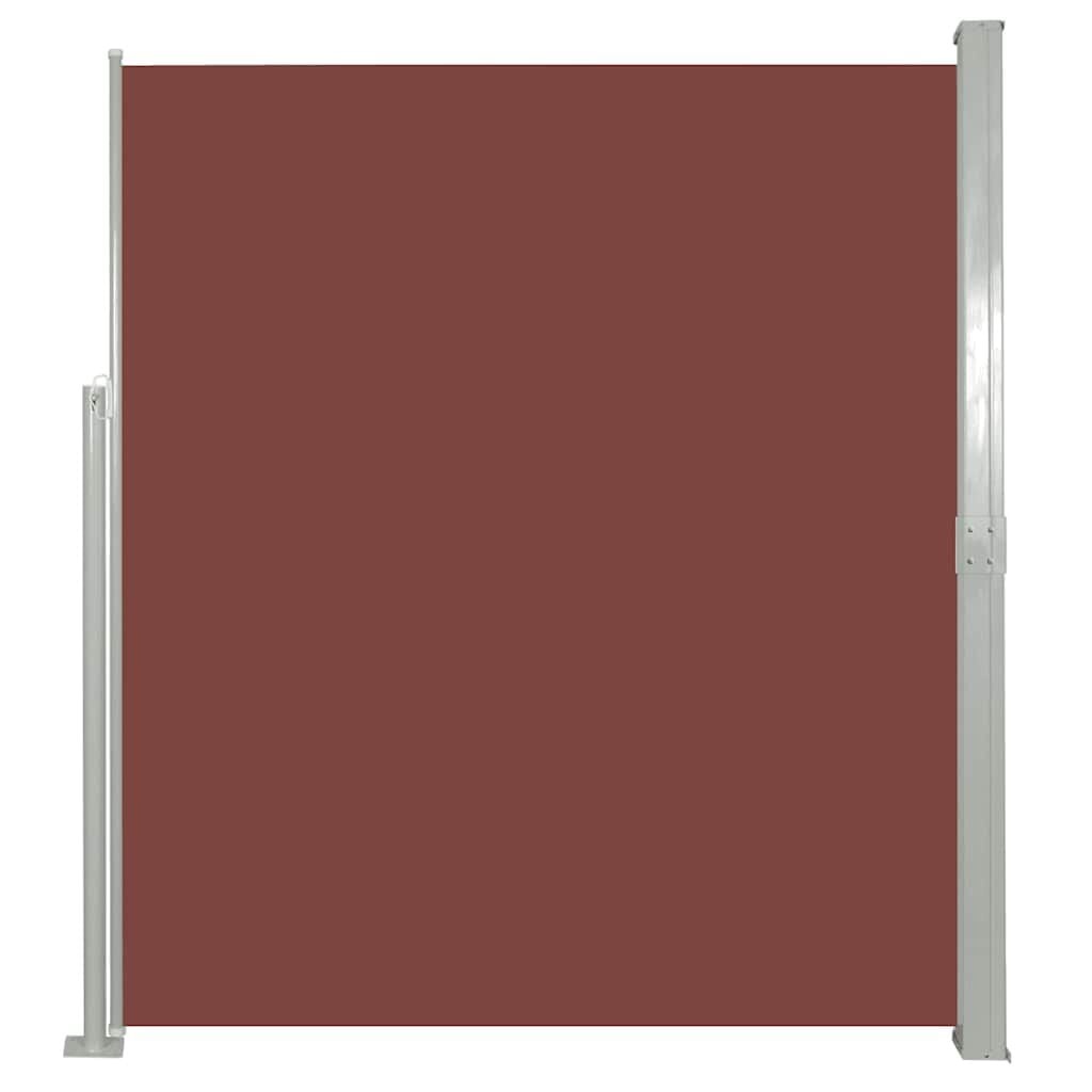 vidaXL Tuinscherm uittrekbaar 160x300 cm bruin