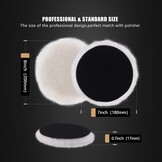 Polijstpads 15 cm van SPTA 5Pcs 7Inch Woolen Bonnet Sets