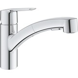 GROHE QUICKFIX Start | Eéngreeps keukenmengkraan met installatiegereedschap DN 15 | chroom | 30531001