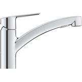 GROHE QUICKFIX Start | Eéngreeps keukenmengkraan met installatiegereedschap DN 15 | chroom | 30531001
