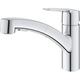 GROHE QUICKFIX Start | Eéngreeps keukenmengkraan met installatiegereedschap DN 15 | chroom | 30531001