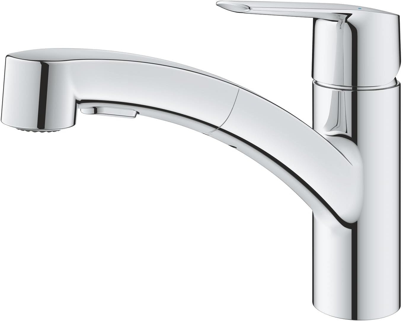 GROHE QUICKFIX Start | Eéngreeps keukenmengkraan met installatiegereedschap DN 15 | chroom | 30531001