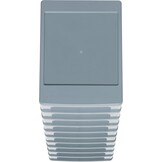 Iris Ohyama, Toren, Dressoir, Kunststof opbergorganizer met ergonomisch handvat, 10 + 4L, Unit, Met geïntegreerd handvat, BPA vrij, Kantoor, Slaapkamer, Woonkamer, OCH-2100, Grijs