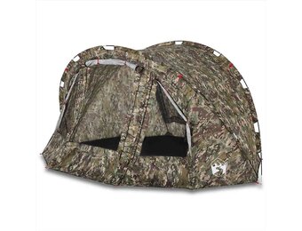 vidaXL Vistent 4-persoons waterdicht camouflage