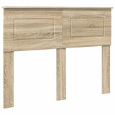 vidaXL Hoofdbord Sonoma Eiken Bewerkt hout