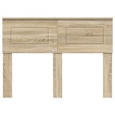 vidaXL Hoofdbord Sonoma Eiken Bewerkt hout