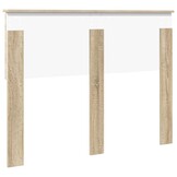 vidaXL Hoofdbord Sonoma Eiken Bewerkt hout