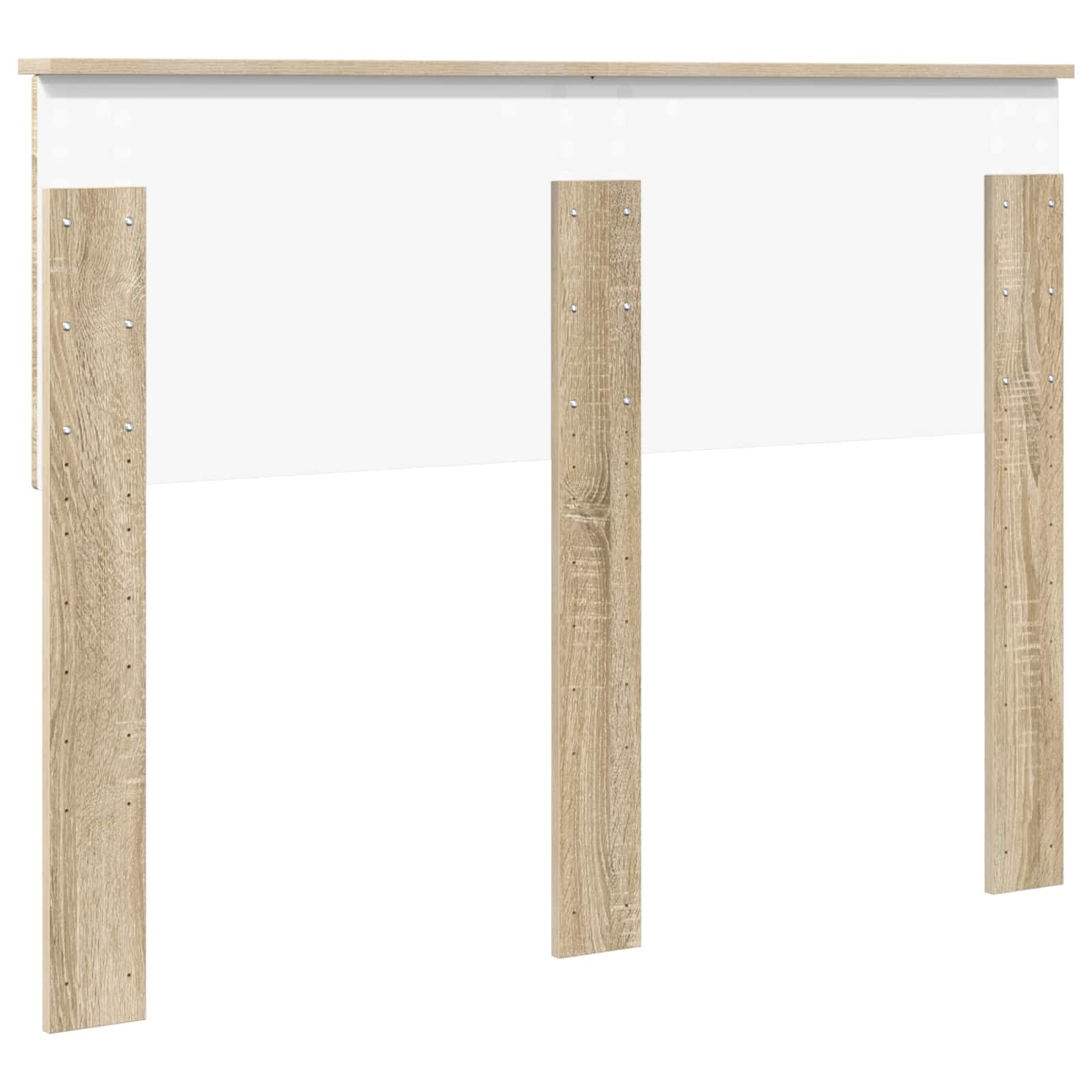 vidaXL Hoofdbord Sonoma Eiken Bewerkt hout