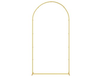 vidaXL Trouwrand Goud 100 x 39 x 200 cm Staal