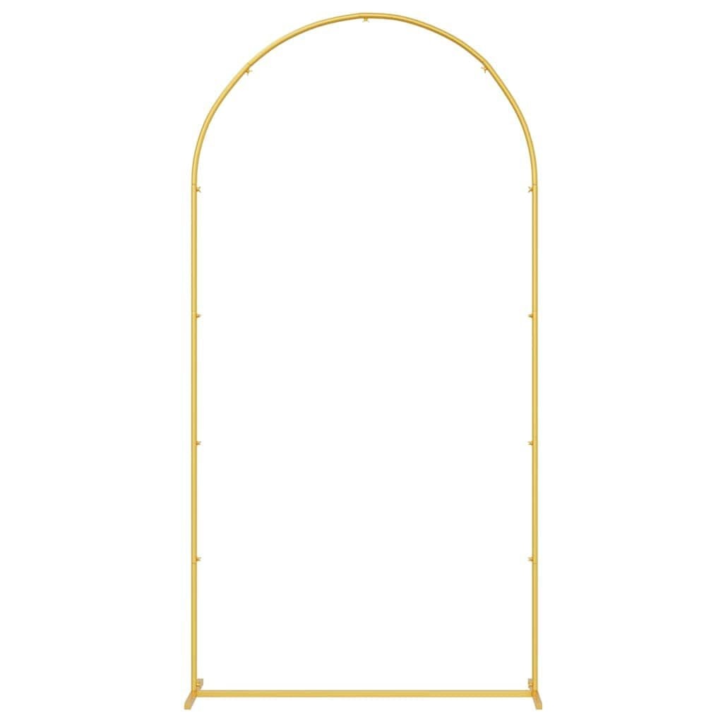 vidaXL Trouwrand Goud 100 x 39 x 200 cm Staal