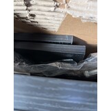 vidaXL Opberghoofdbord met Oplaadstation Zwart eiken Bewerkt hout