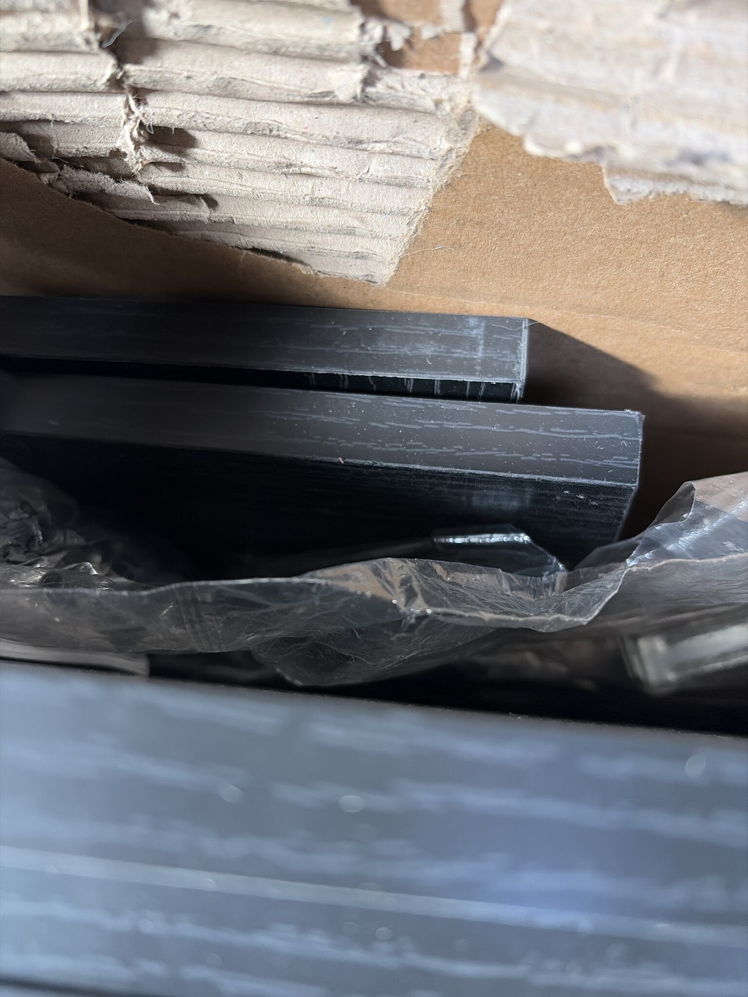 vidaXL Opberghoofdbord met Oplaadstation Zwart eiken Bewerkt hout