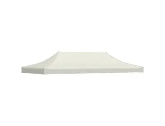 vidaXL Partytentdak 3x6 m crème