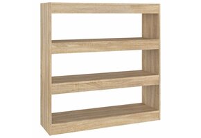 Boekenkast / Kamerscherm Sonoma Eiken 100x30x103 cm - 59% Korting