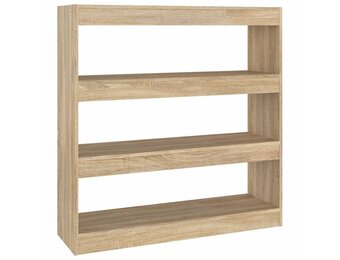 vidaXL Boekenkast/kamerscherm 100x30x103 cm sonoma eikenkleurig