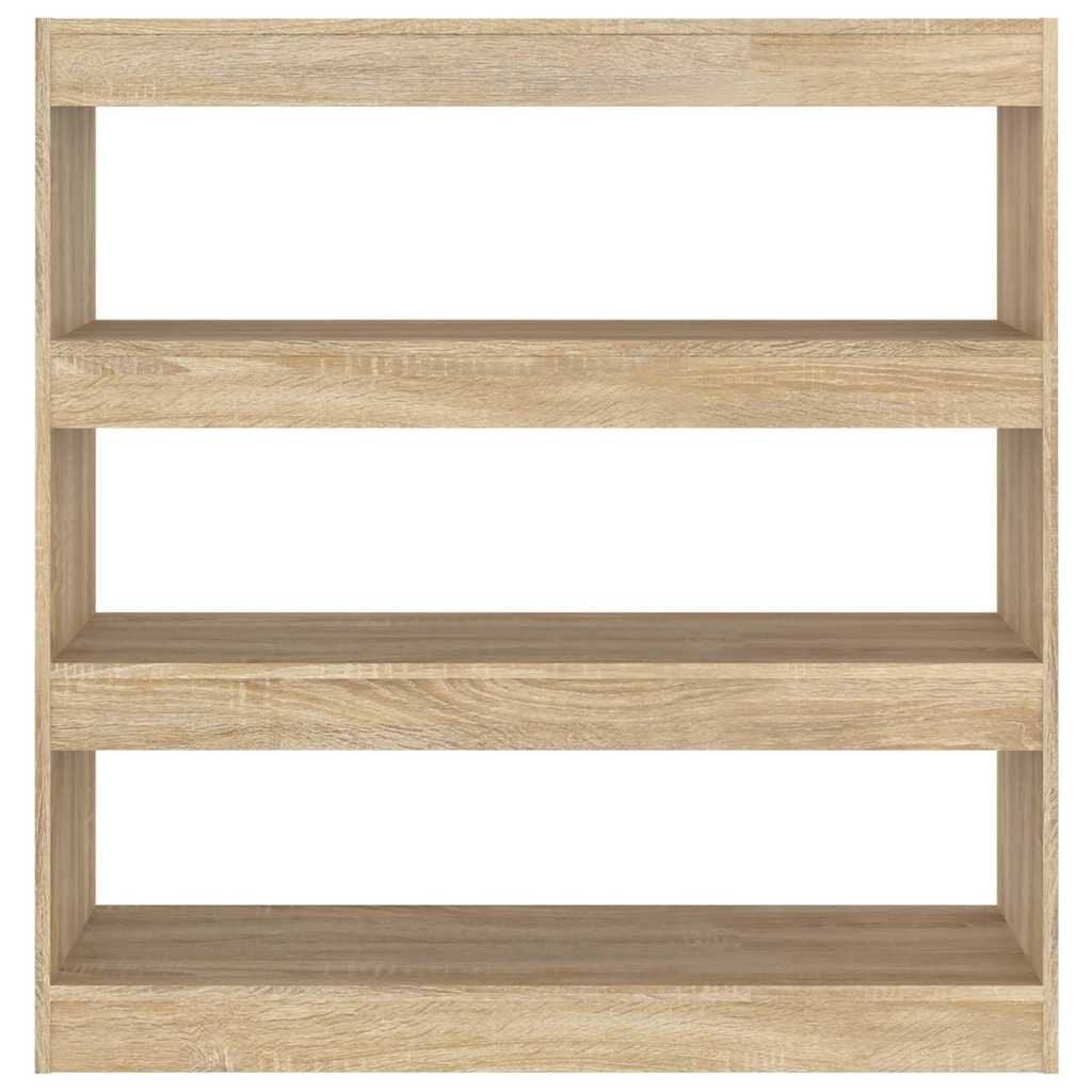 vidaXL Boekenkast/kamerscherm 100x30x103 cm sonoma eikenkleurig
