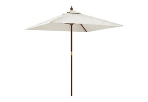 Zandkleurige Parasol Hout met 34% Korting