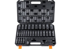 34-delige Slagdopsleutelset Auto & Industrie 8-36mm Chroom-Molybdeenstaal -34% korting