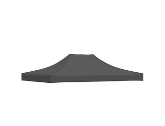 vidaXL Partytentdak 270 g/m² 4x3 m antraciet