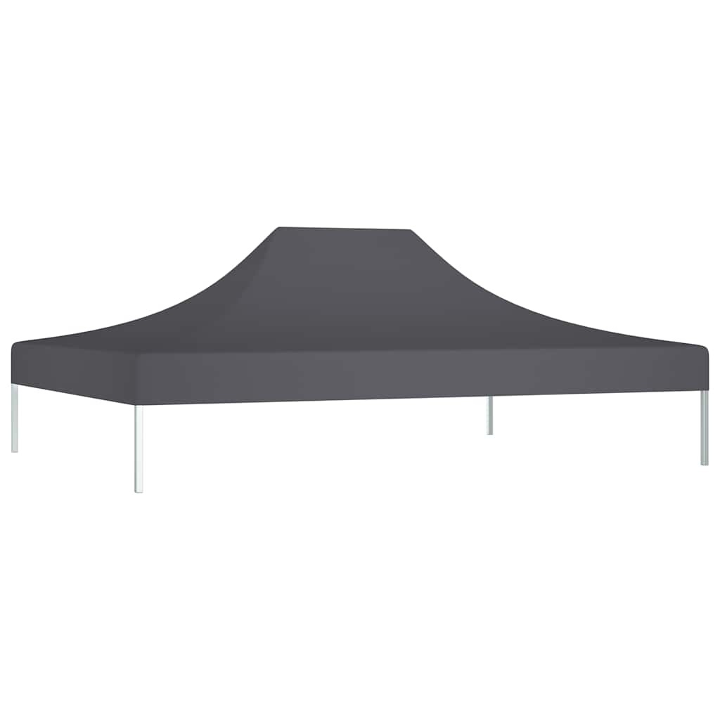 vidaXL Partytentdak 270 g/m² 4x3 m antraciet