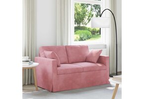 VidaXL Bank Roze Fluweel 138cm - 41% Korting!