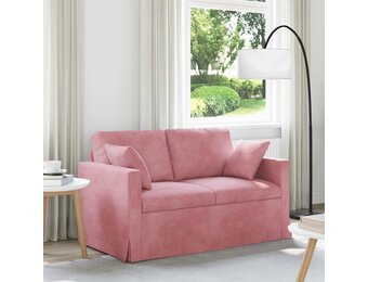 vidaXL Bank Roze 138 x 78 x 80 cm Fluweel