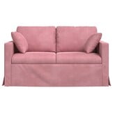 vidaXL Bank Roze 138 x 78 x 80 cm Fluweel