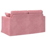 vidaXL Bank Roze 138 x 78 x 80 cm Fluweel