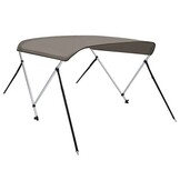 vidaXL Biminitop 2 bogen 150x120x110 cm grijs