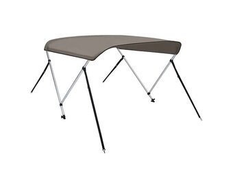vidaXL Biminitop 2 bogen 150x120x110 cm grijs