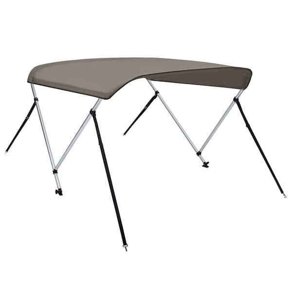 vidaXL Biminitop 2 bogen 150x120x110 cm grijs