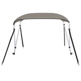 vidaXL Biminitop 2 bogen 150x120x110 cm grijs