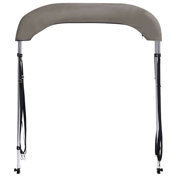 vidaXL Biminitop 2 bogen 150x120x110 cm grijs