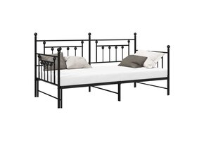 Daybed Frame Zwart Staal 90x190cm - 34% Korting