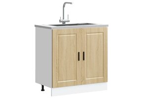 Spoelbakonderkast Sonoma Eiken Hout - 41% Korting!