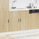 vidaXL Spoelbakonderkast Porto 80x46x81,5 cm bewerkt hout sonoma eiken