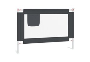 VidaXL Bedhekje Peuter 90x25 cm Donkergrijs - 52% Korting