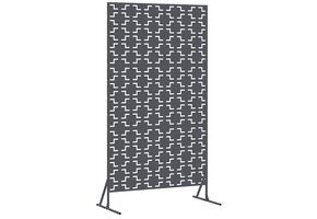 Privacyscherm Staal Antraciet 100x50x180cm - 41% Korting!