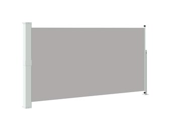 vidaXL Tuinscherm uittrekbaar 160x300 cm grijs